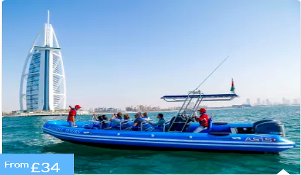 Dubai Marina speedboat tour